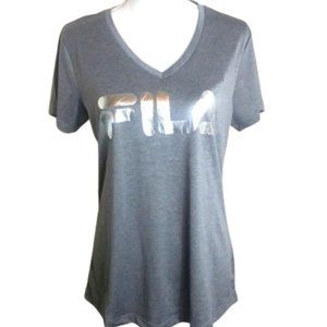 FILA with LOGO GREY TEE SIZE L